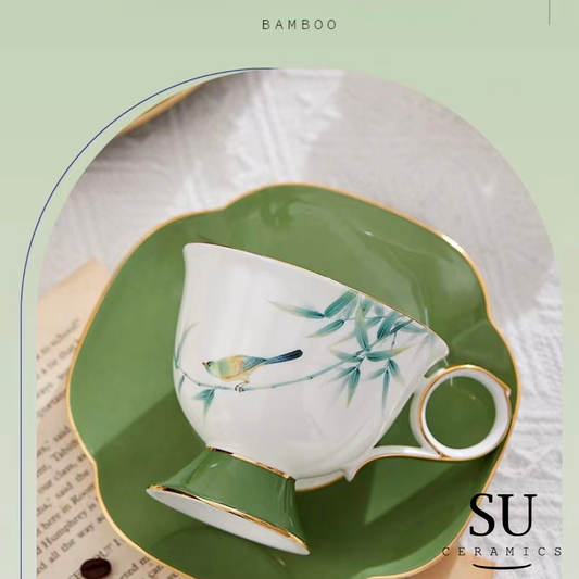 Jade Bamboo Garden Tea Set