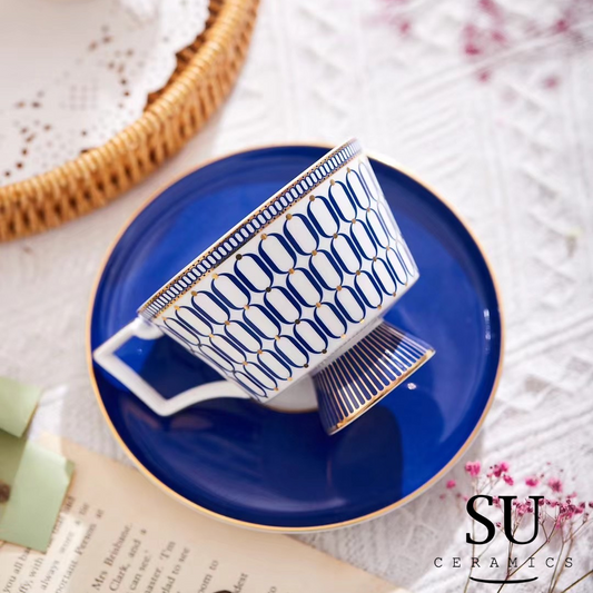 Royal Blue Senie River Tea Set