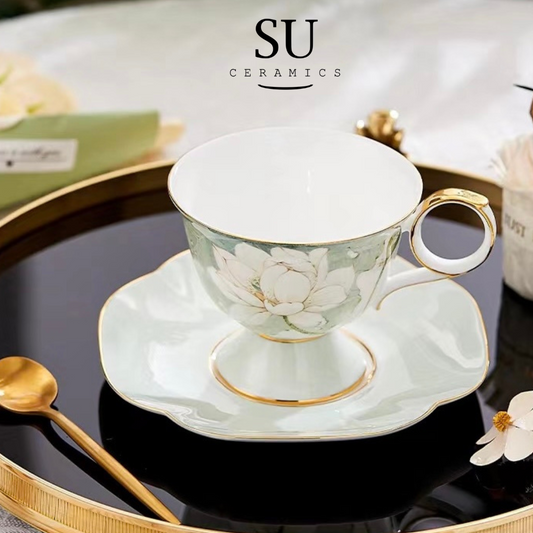White Lotus Harmony Tea Set